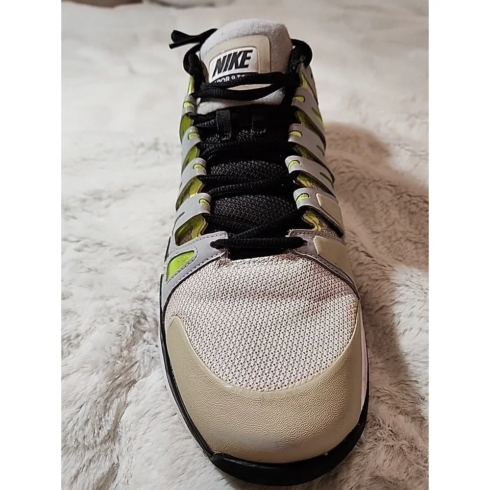 Nike‎ Zoom Vapor 9 Tour Platinum Volt Federline Tennis Shoes Sneakers Men's 11.5